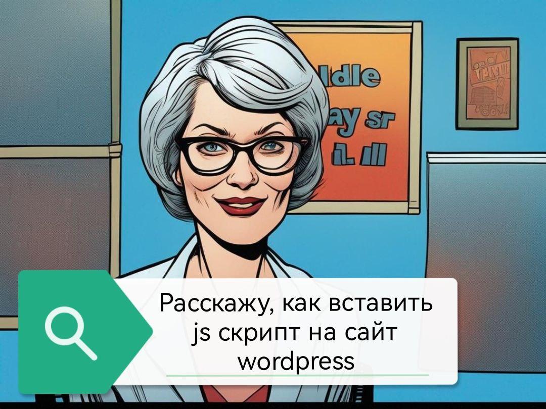 Как вставить js скрипт на сайт WordPress